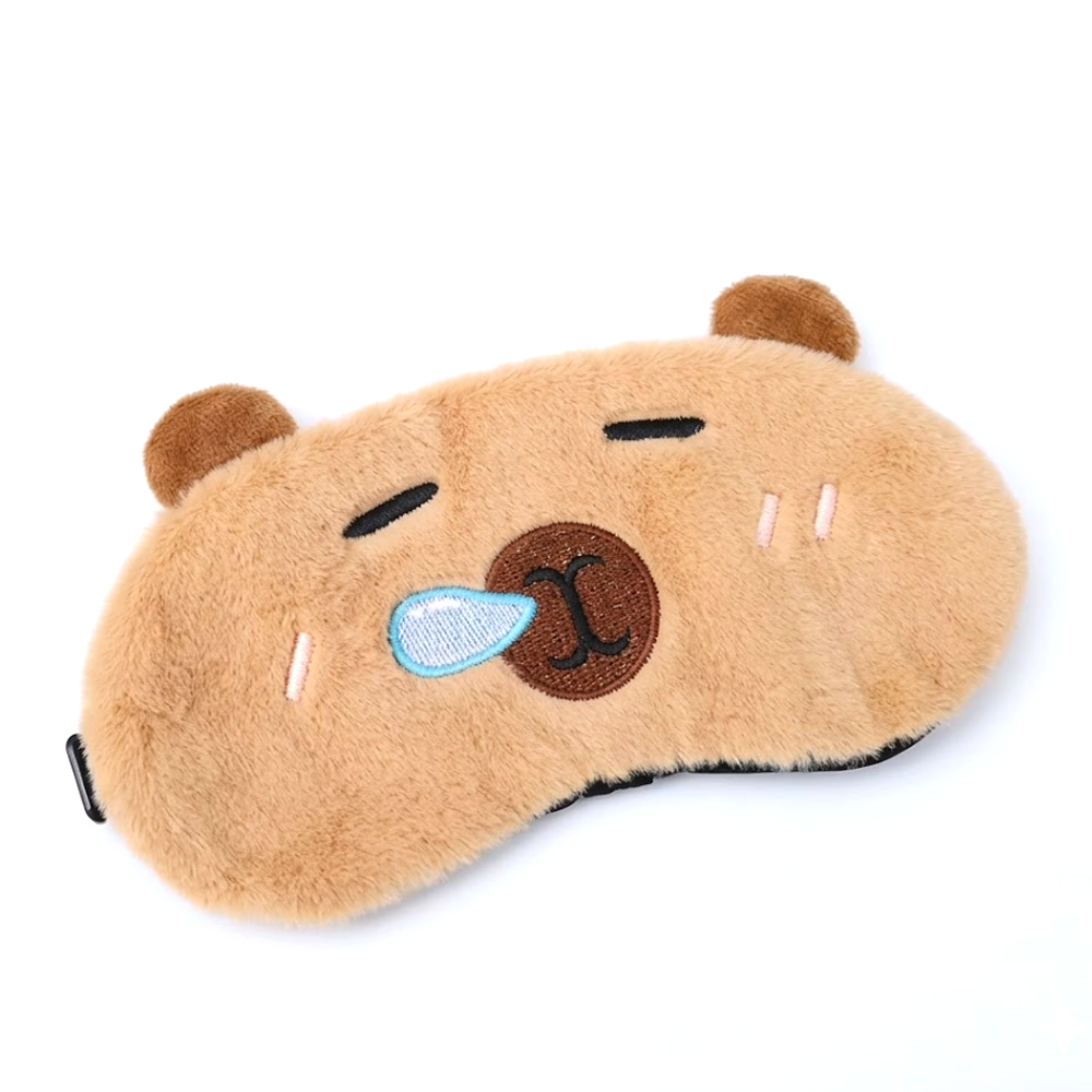 Capybara Plush Sleep Mask