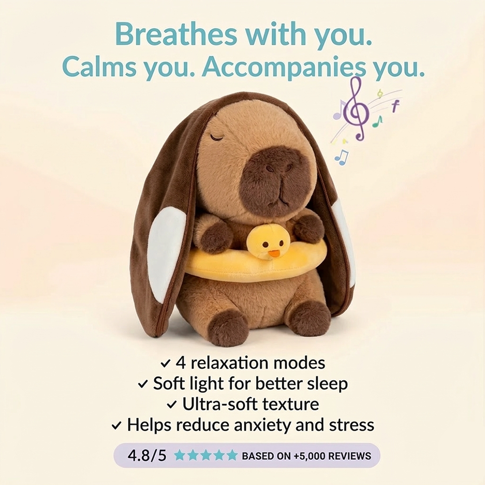 Premium Breathing Anti-Stress Capybara