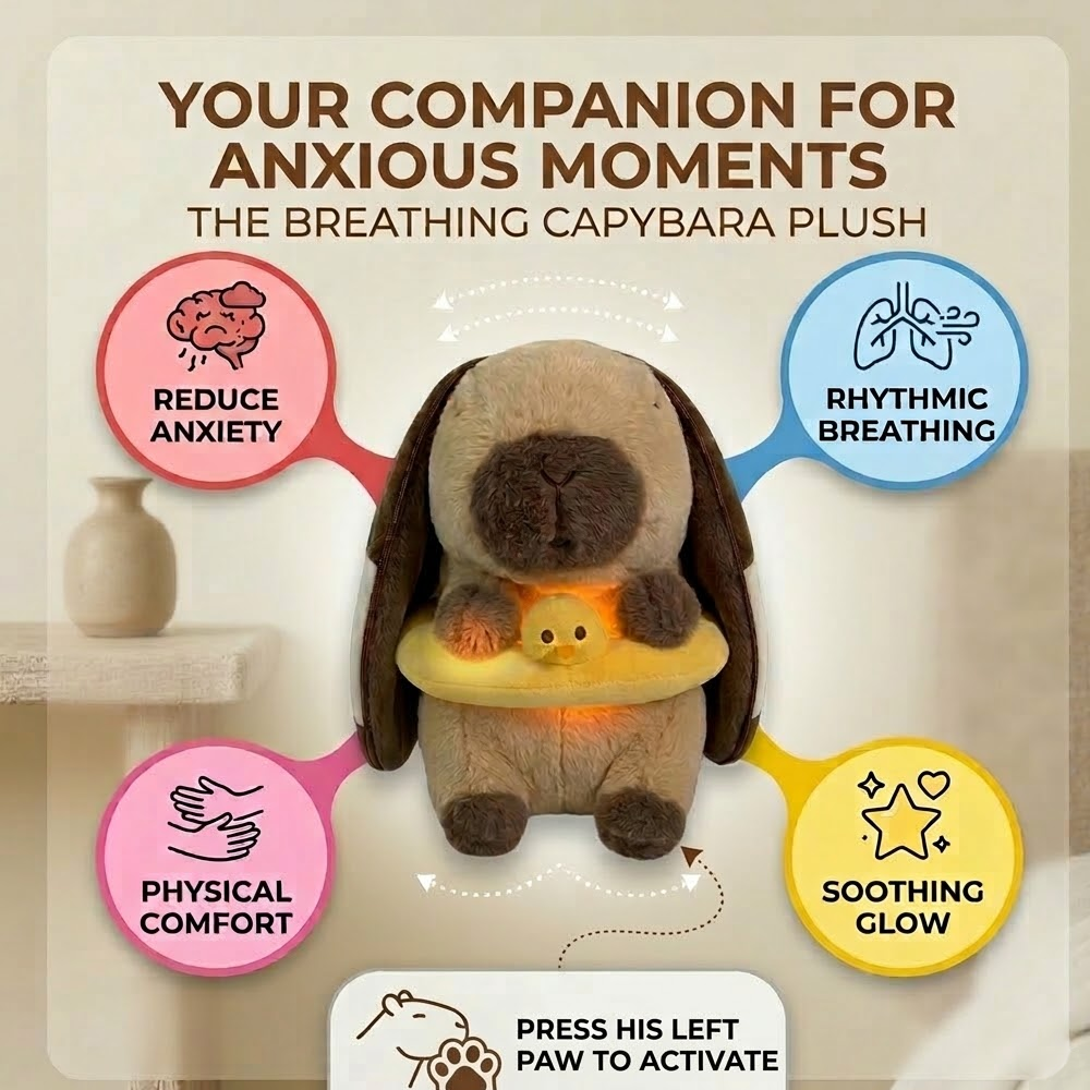 Premium Breathing Anti-Stress Capybara
