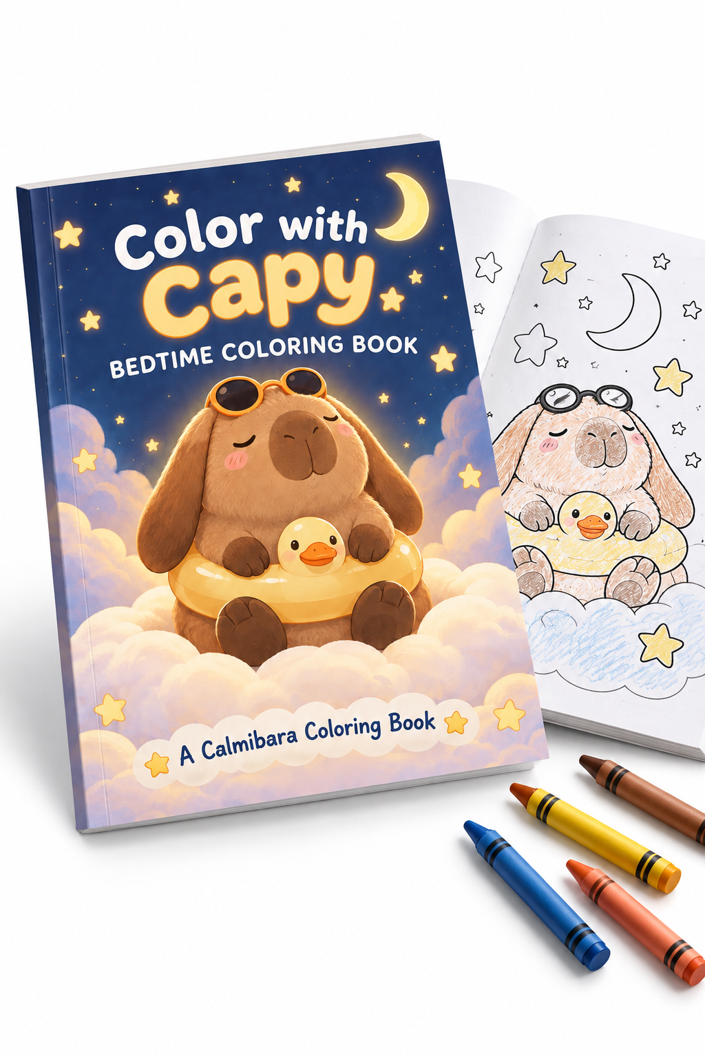 Capy’s Cozy Coloring Book