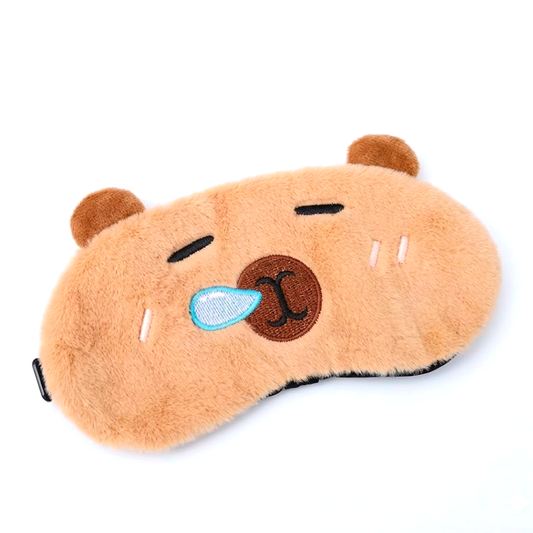 Capybara Plush Sleep Mask